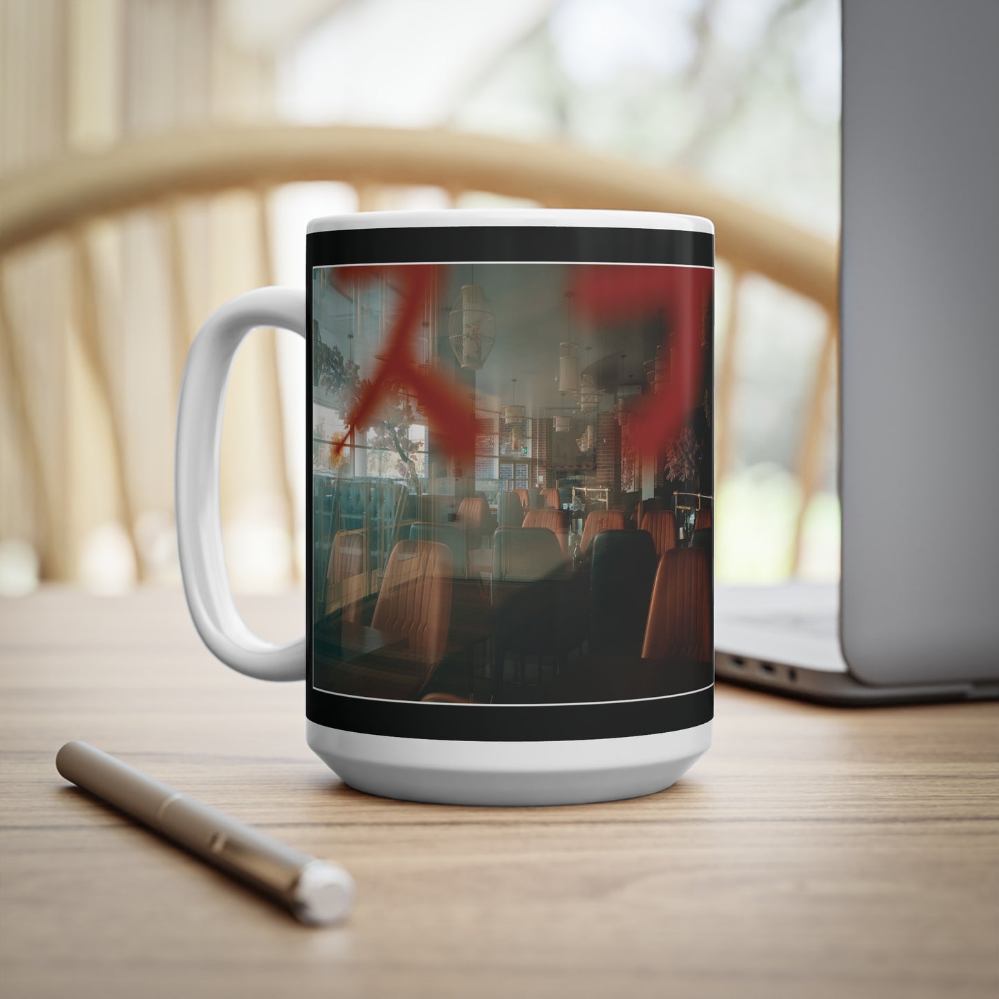 Print + Logo Coffee Mug, 15oz