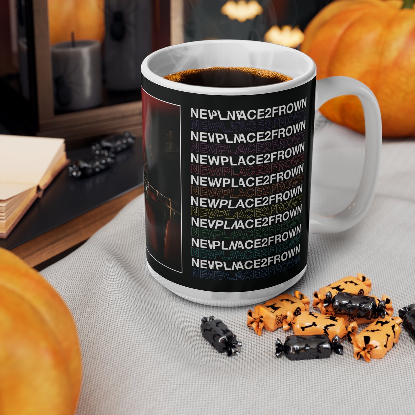 Print + Logo Coffee Mug, 15oz