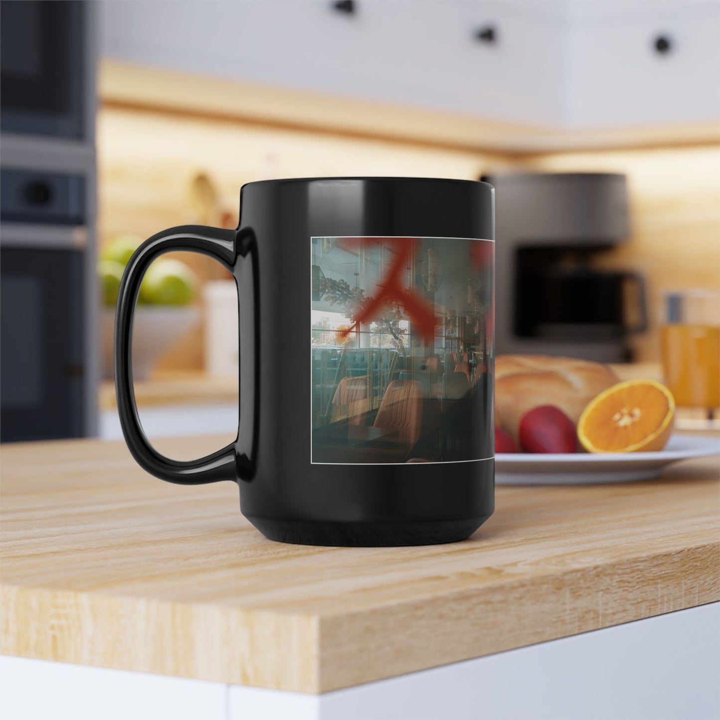 Print and Logo Mug, 15oz